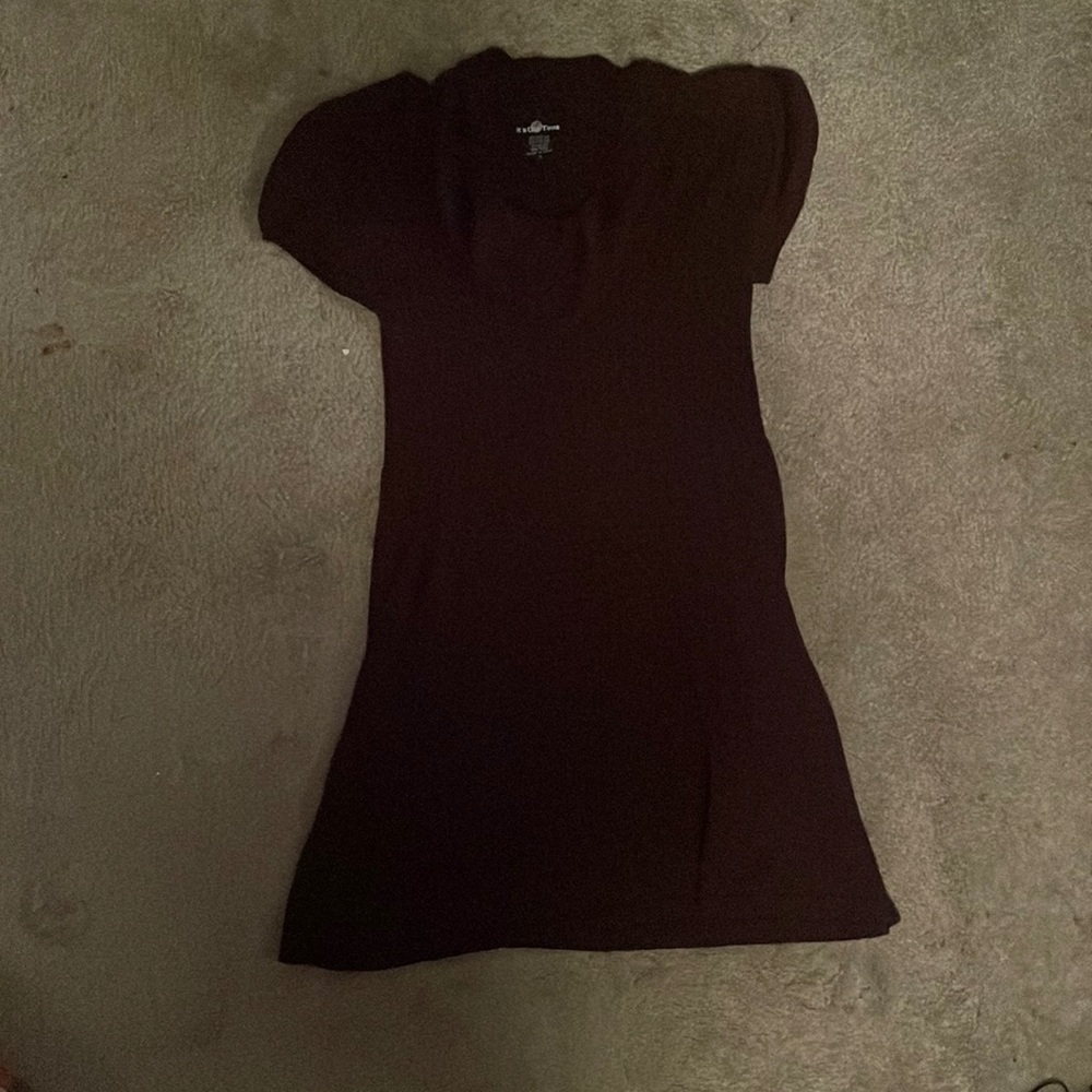 Brown Knit Sweater Dress. Small